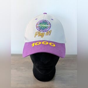 Vintage Walt Disney World Who Wants To Be a Millionaire Play It Hat Disney Parks